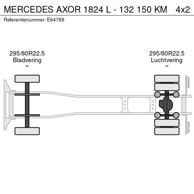 2008 Mercedes-Benz Axor 1824L-43603540