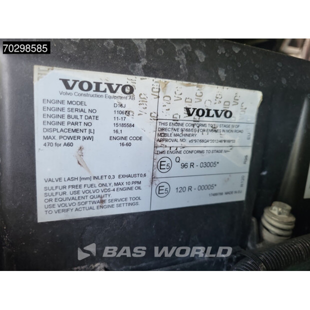 2017 فولفو A60H-43604201