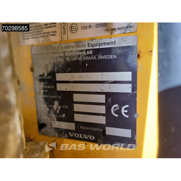 2017 فولفو A60H-43604223