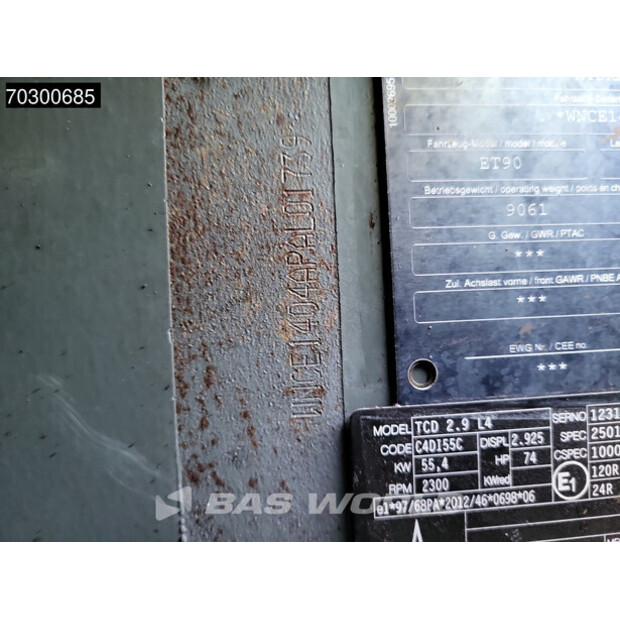 2019 WACKER NEUSON ET90-43604543