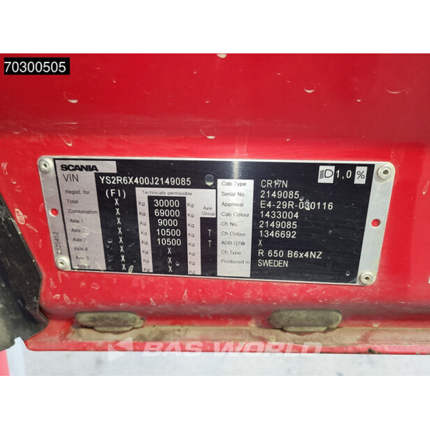 2018 Scania R650-43604668