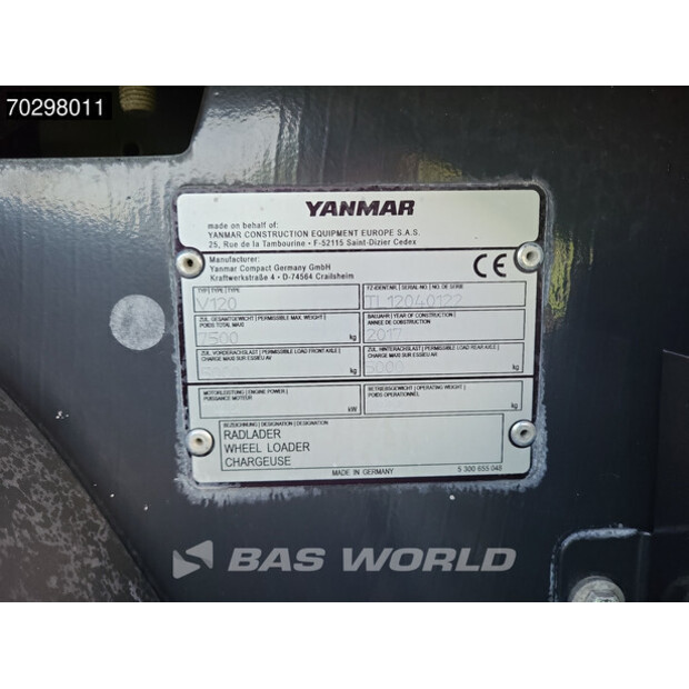 2017 YANMAR V120-43604833