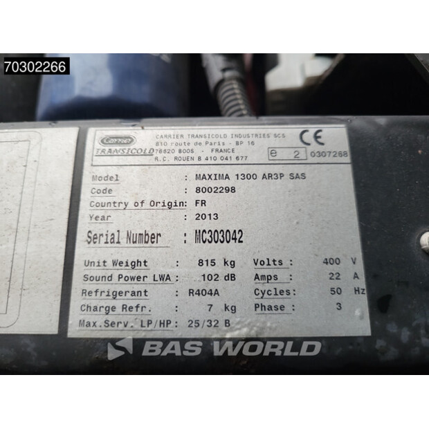 2013 Schmitz Cargobull Carrier maxima 1300-43605080