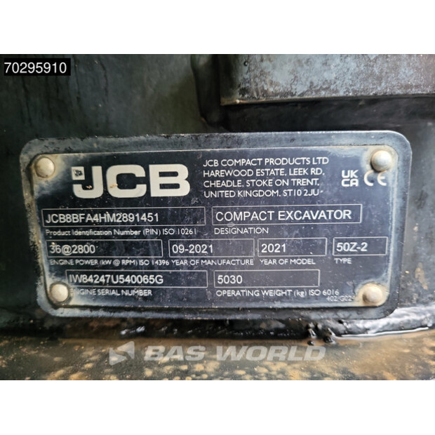 2021 جيه سي بي 50Z-2-43605280