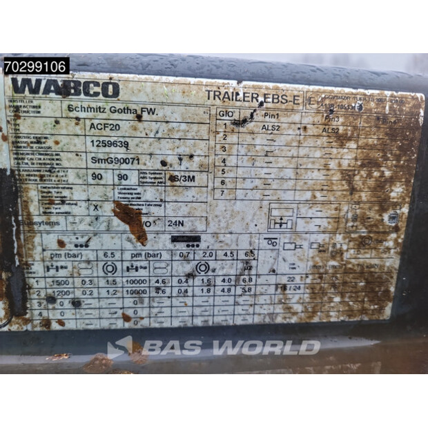 2011 Schmitz Cargobull ACF 20-43605594