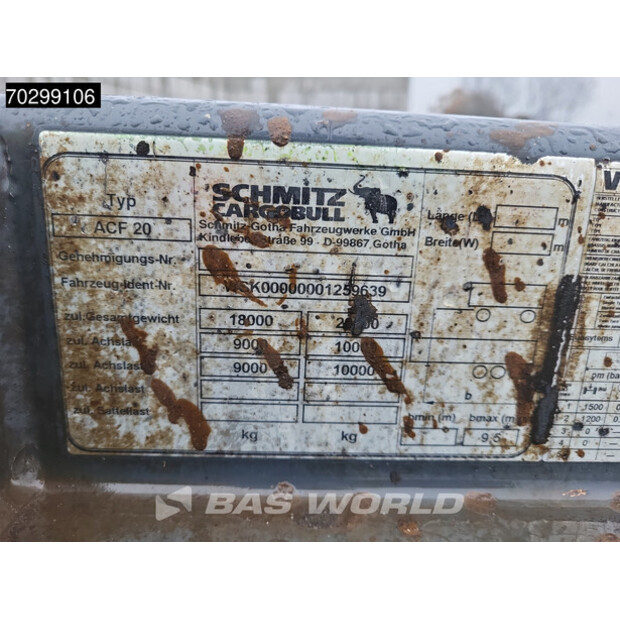 2011 Schmitz Cargobull ACF 20-43605595