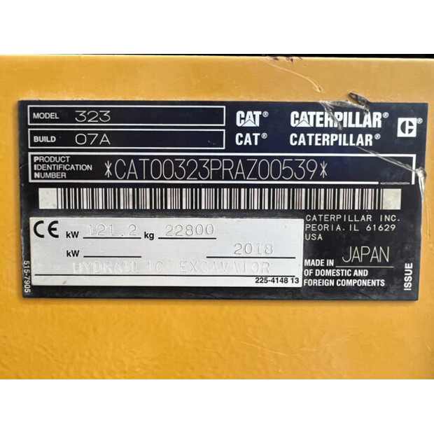 2018 Caterpillar 323-43623226