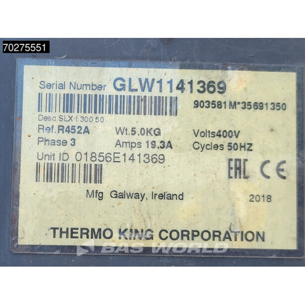 2018 Krone Thermo King SLXi 300-43625405