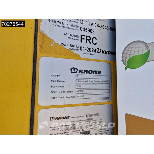 2018 Krone ThermoKing SLXi 300-43625485