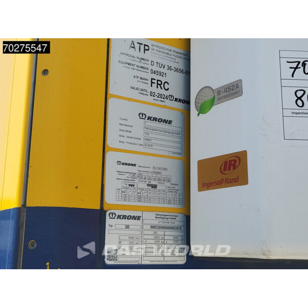 2018 Krone ThermoKing SLXi 300-43625550