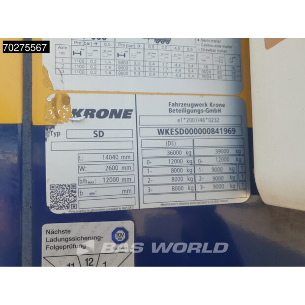 2018 Krone ThermoKing SLXi 300-43625633