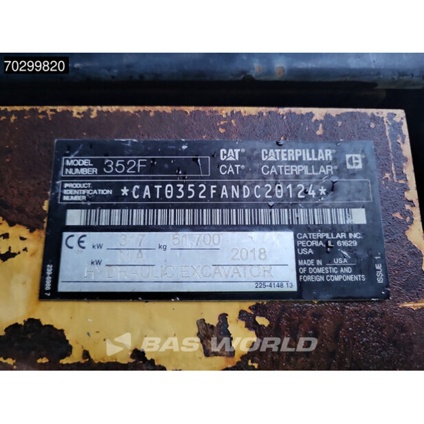 2018 Caterpillar 352F-43625970