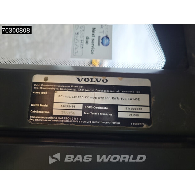 2018 فولفو EC140EL-43626311