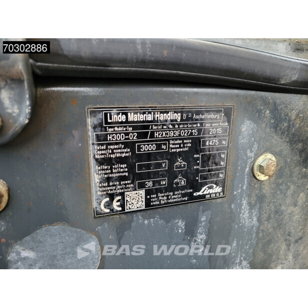 2015 Linde H30D-43627474