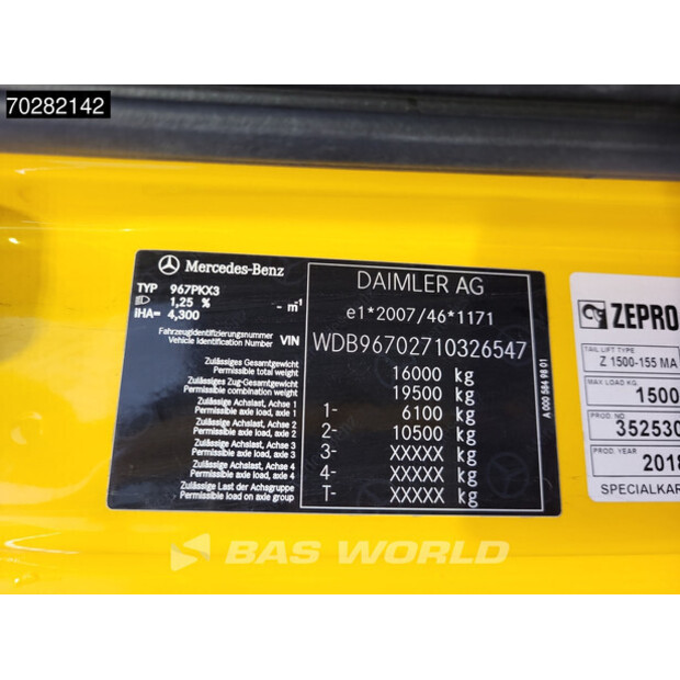 2018 مرسيدس بنز Atego 1524-43628032