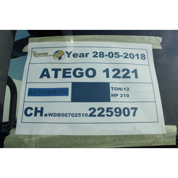 2018 Mercedes-Benz Atego 1221-43632548