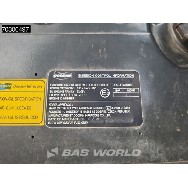 2021 دووسان DX225LC-7-43633759