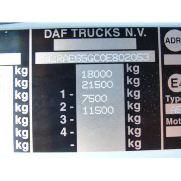 2008 DAF CF 65.280-43649967