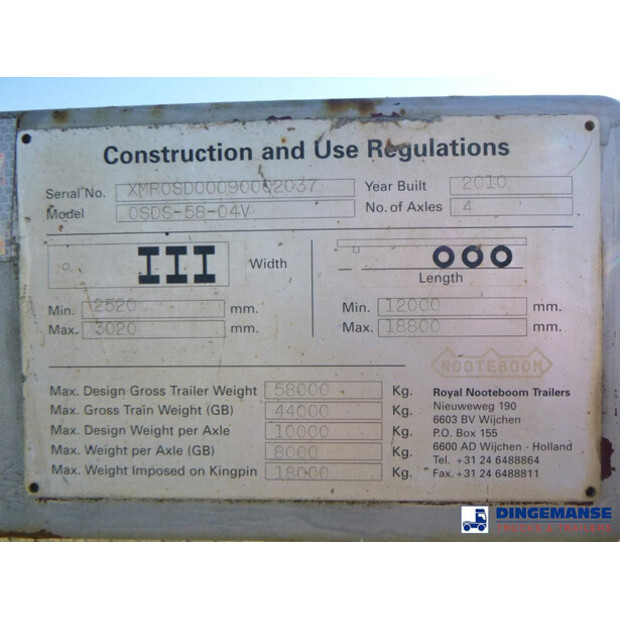 2010 Nooteboom OTHERS-43652283