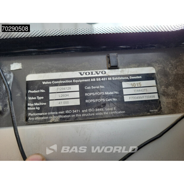 2017 Volvo L260H-43652593