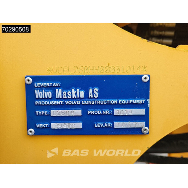 2017 Volvo L260H-43652594