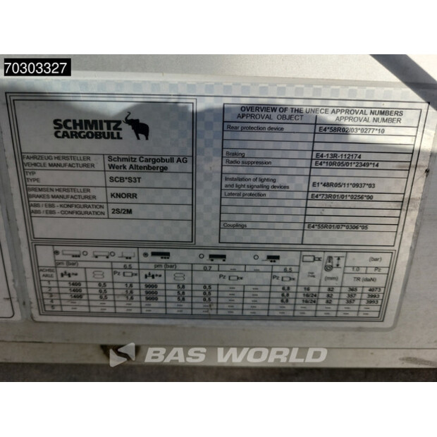 2019 Schmitz Cargobull SCB*S3T-43653478