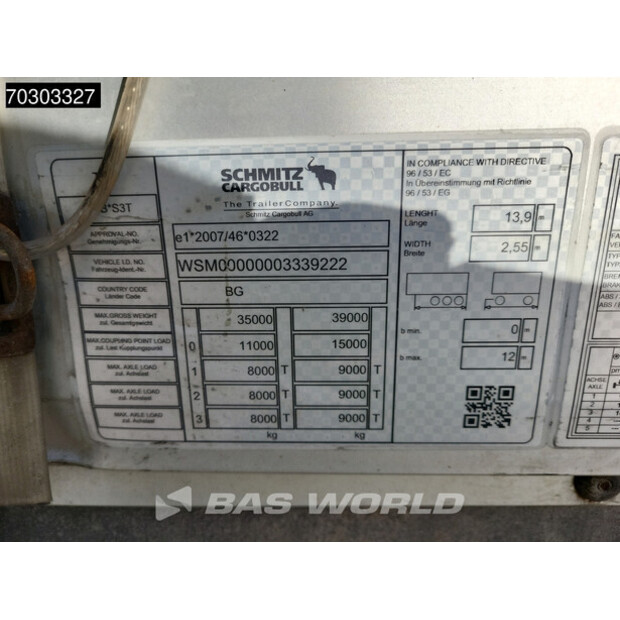 2019 Schmitz Cargobull SCB*S3T-43653479