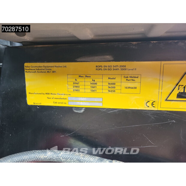 2021 Terex TA300-43654380