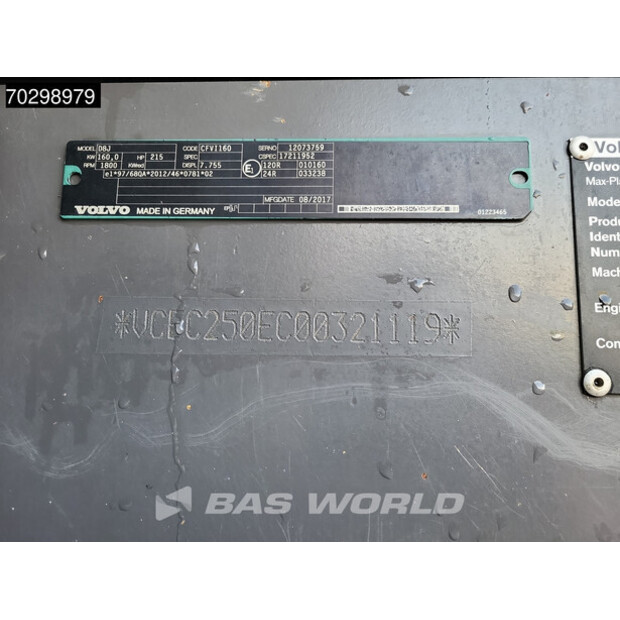 2017 Volvo EC250EL-43655458