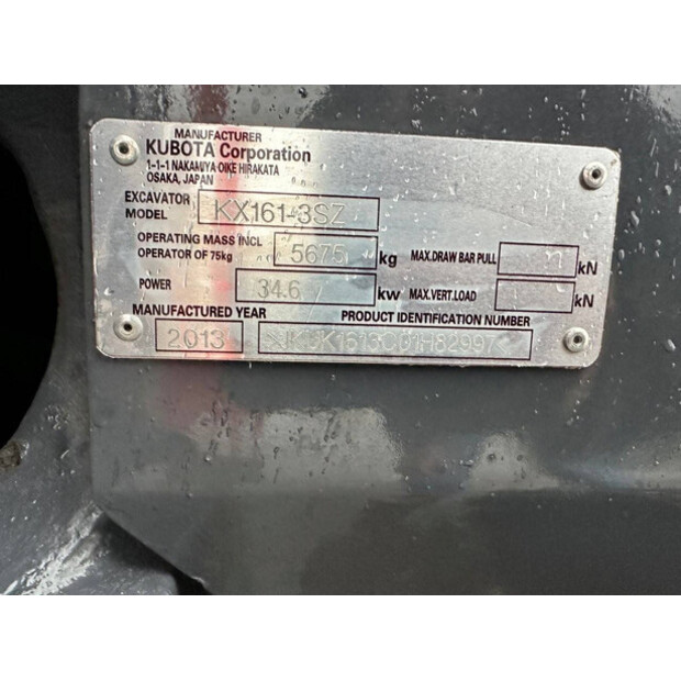 2013 كوبوتا KX161-3-43671732