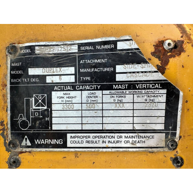 2007 TCM D-FHG25T3-43672423