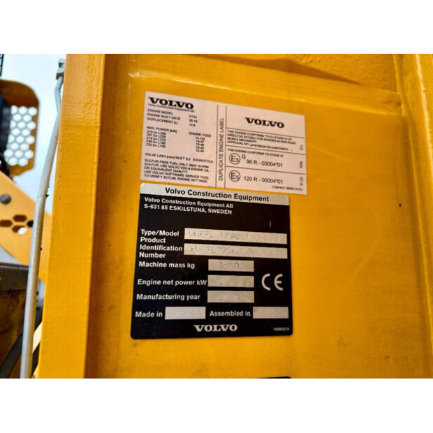 2018 Volvo L220H-43674206