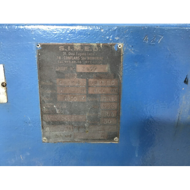 CUMMINS 353K2K202C GENERATOR 400 KVA USED-43675864