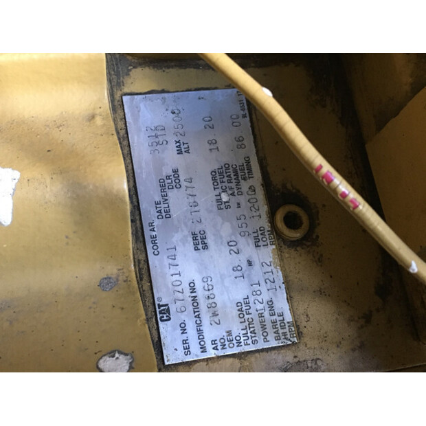 CATERPILLAR 3512-DITA GENERATOR 1137 KVA USED-43675877