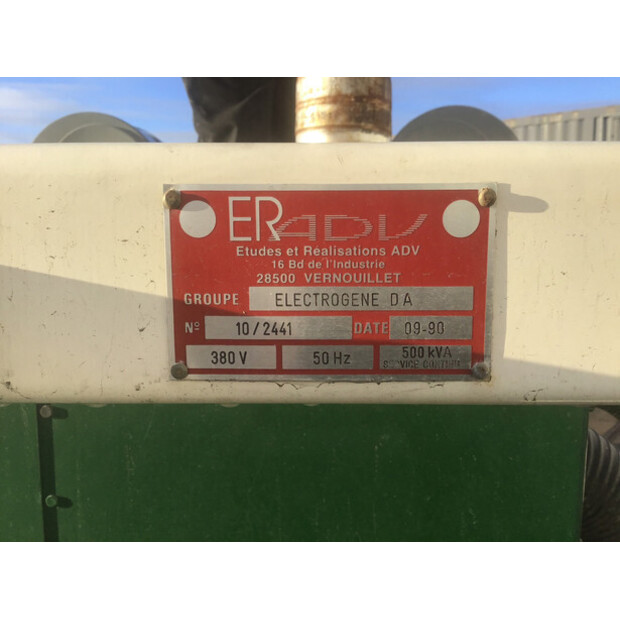 DETROIT DIESEL 12V92 TA GENERATOR 500KVA USED-43676033