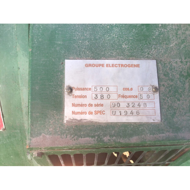 DETROIT DIESEL 12V92 TA GENERATOR 500KVA USED-43676034