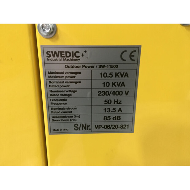 SWEDIC SW-11500 GENERATOR 10KVA NEW-43676112