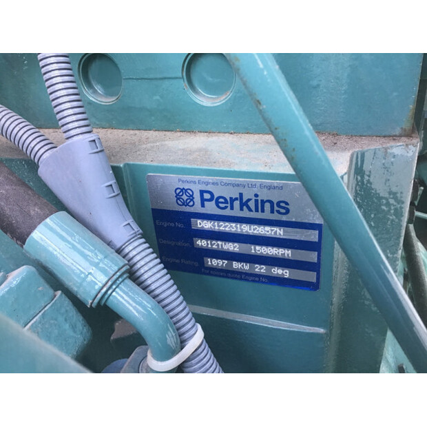 PERKINS 4012 TWG2 GENERATOR 1000KVA USED-43676143