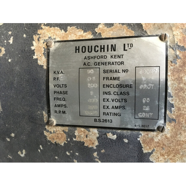 CUMMINS 6BT5.9 GENERATOR 90 KVA USED-43676178