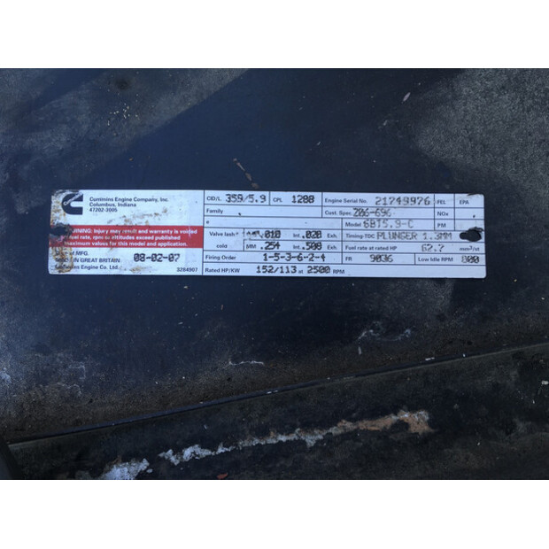 CUMMINS 6BT5.9 GENERATOR 90 KVA USED-43676179