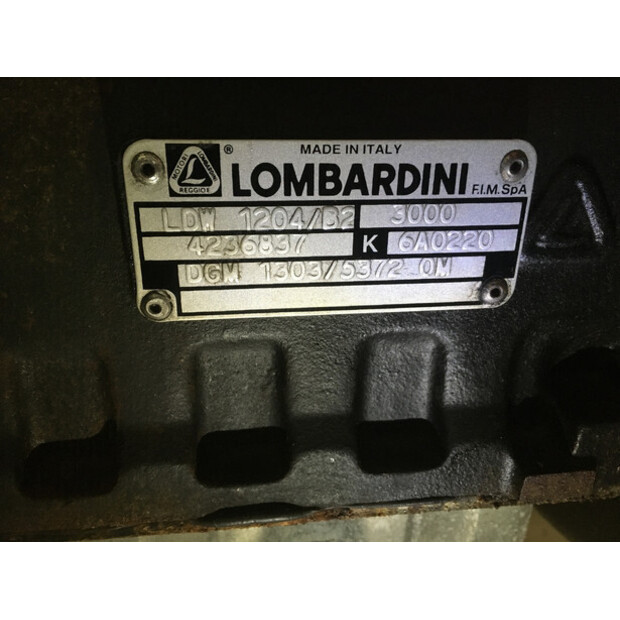 LOMBARDINI LDW1204/B2 GENERATOR 16 KVA USED-43676215