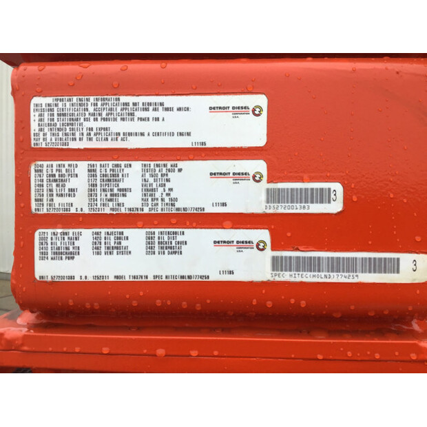 MTU 16V4000 POMP 3600M³/HR USED-43676291