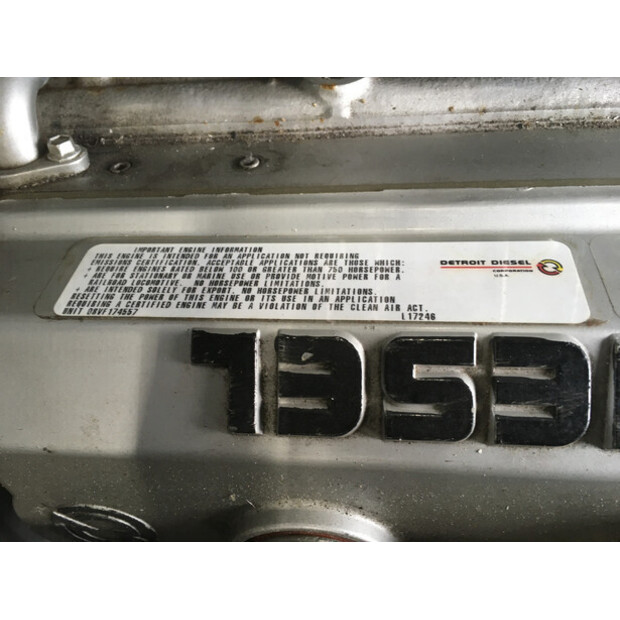 DETROIT DIESEL 8V92TA 8083-7405 GENERATOR 320KVA USED-43676361