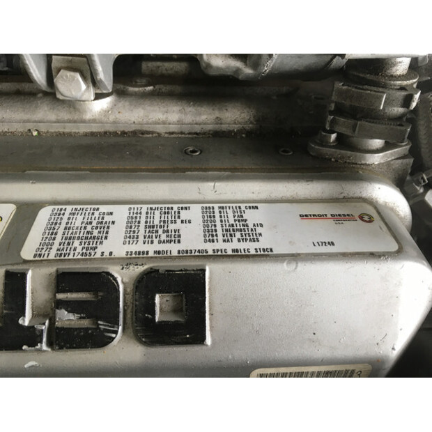 DETROIT DIESEL 8V92TA 8083-7405 GENERATOR 320KVA USED-43676362