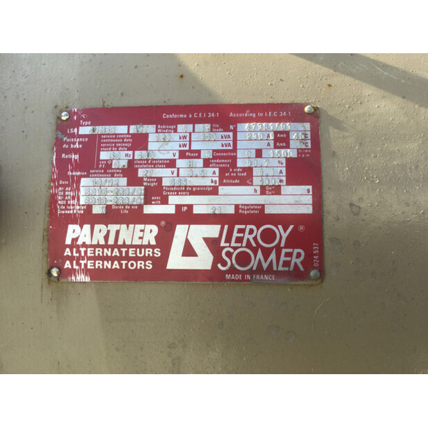 VOLVO TD710G GENERATOR 160KVA USED-43676490