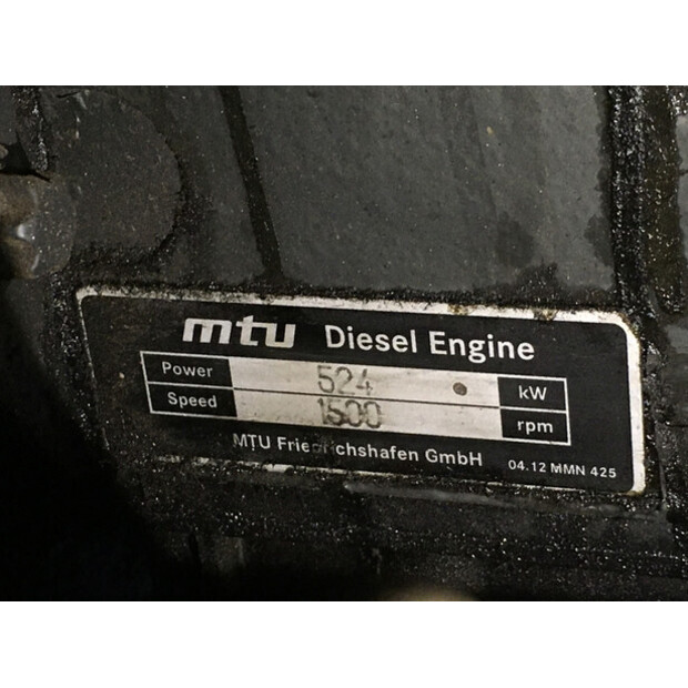 MTU 12V1600G10F GENERATOR 700KVA USED-43676588