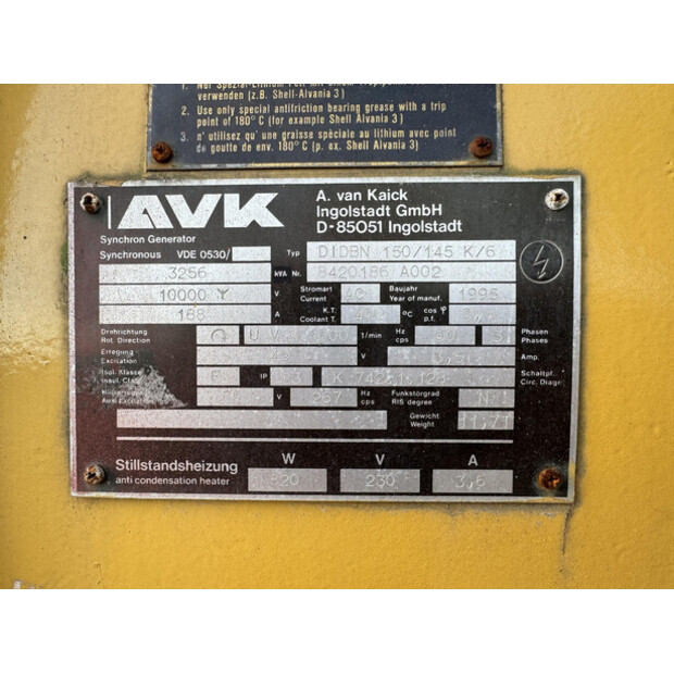 CATERPILLAR G3612 GENERATOR 3256KVA 1YG-1303523 USED-43676664