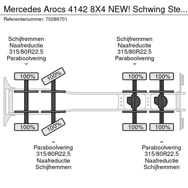 2022 مرسيدس بنز Arocs 4142-43690324
