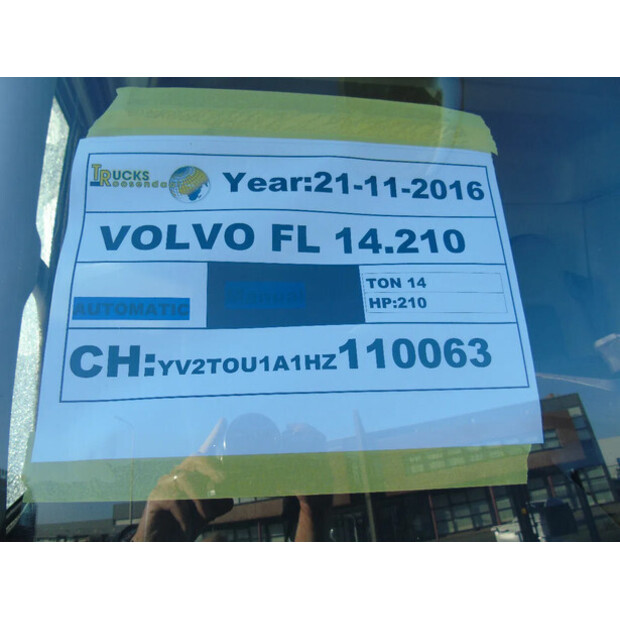 2016 Volvo FL 14.210-43690343