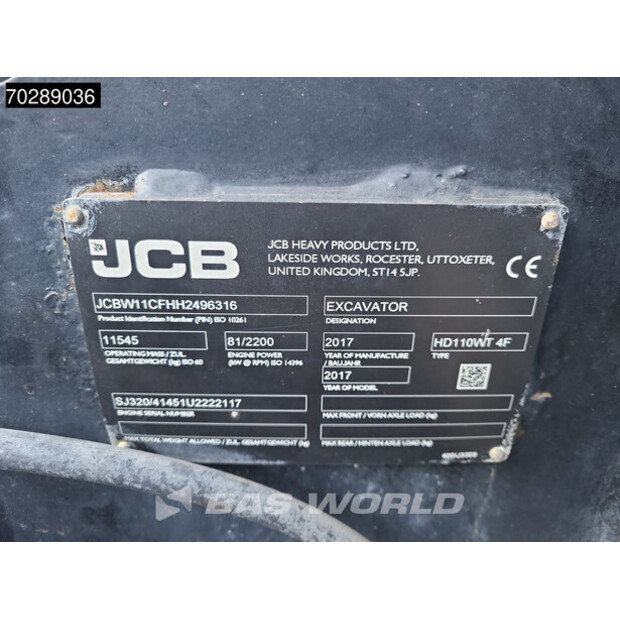 2017 JCB HD110W-43690437